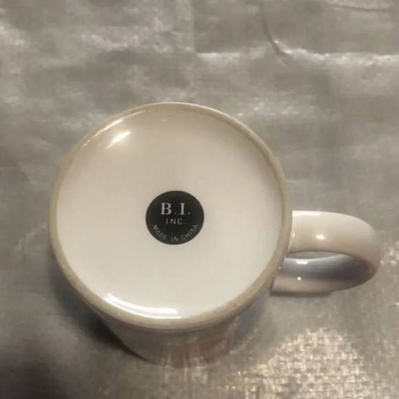 Everfresh Steel Cut Coffee Mug Cup B.I. Inc. Floral Design - Picture 3 of 8